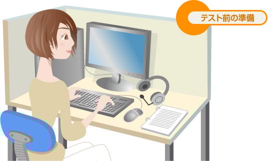 試験当日の朝