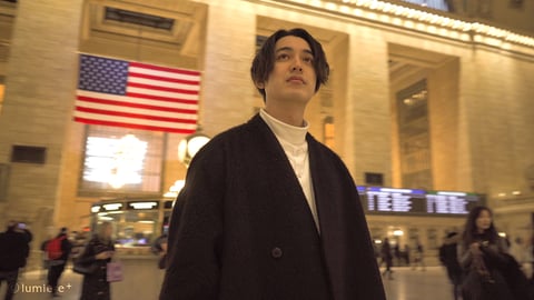ニューヨーク、グランドセントラル駅にて。目的がはっきりしていたので、渡米について悩みや迷いはなかった。