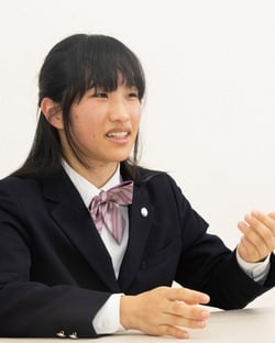 クラーク記念国際高等学校 近 由梨子さん