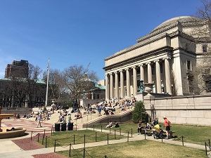 コロンビア大学のキャンパス。