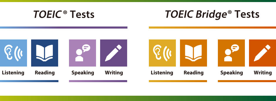 TOEIC TestsとTOEIC Bridge Tests