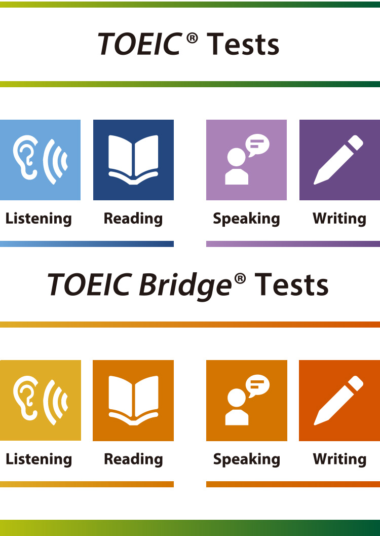 TOEIC TestsとTOEIC Bridge Testsって何が違うの？